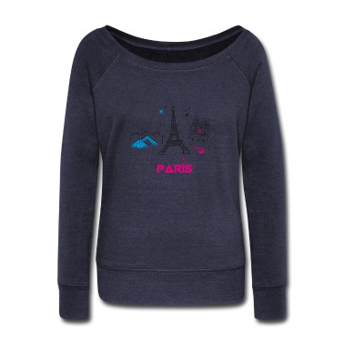 Klassenfahrt Pullover - paris scribble tourist love city france girl sight