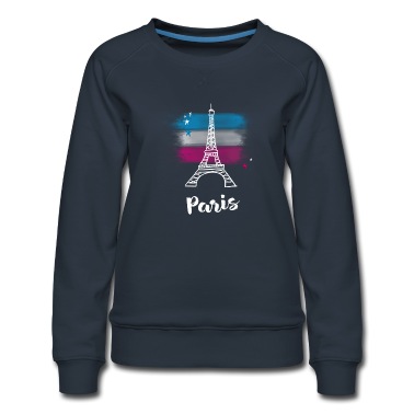 Klassenfahrt Pullover - paris frankreich eiffelturm liebe flag trip mode