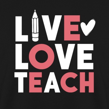 Klassenfahrt Pullover - Live Love Teach Lehrer Geschenk Spruch Idee