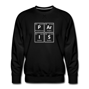 Klassenfahrt Pullover - Chemie Design Paris Periodensystem der Elemente