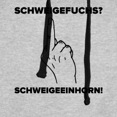 Klassenfahrt Hoodie - Schweigefuchs schweigeeinhorn Geschenk Lehrer