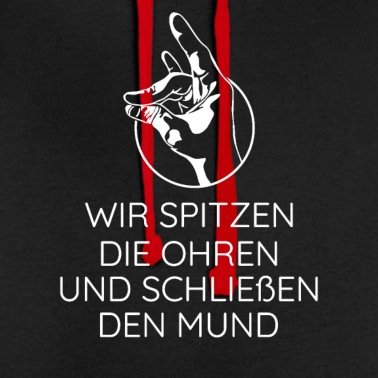 Klassenfahrt Hoodie - Wir sitzen die ohren Geschenk Schweigefuchs