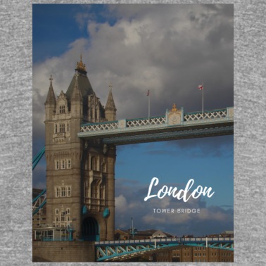 Klassenfahrt T-Shirt - London Tower Bridge