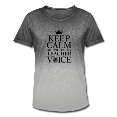 Klassenfahrt T-Shirt - Keep calm oder ich nutze meine Lehrer-Stimme