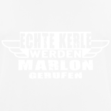 Klassenfahrt T-Shirt - Echte Kerle werden Marlon gerufen