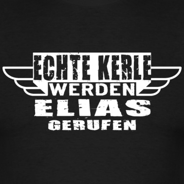Klassenfahrt T-Shirt - Echte Kerle werden Elias gerufen