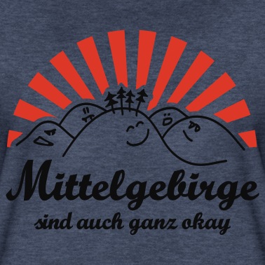 Klassenfahrt T-Shirt - Mittelgebirge - die sympathischen Berge