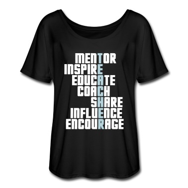 Klassenfahrt T-Shirt - Teacher Mentor Inspire Wörter Kreuzwort Lehrer