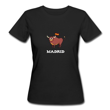 Klassenfahrt T-Shirt - Spanien Madrid Stier Flagge Urlaub Reise geschenk