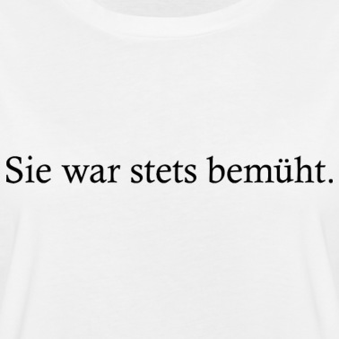 Klassenfahrt T-Shirt - Schule: Sie war stets bemüht