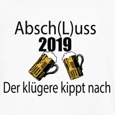 Klassenfahrt T-Shirt - Schulabsch(L)uss - Der Klügere kippt nach .. :)