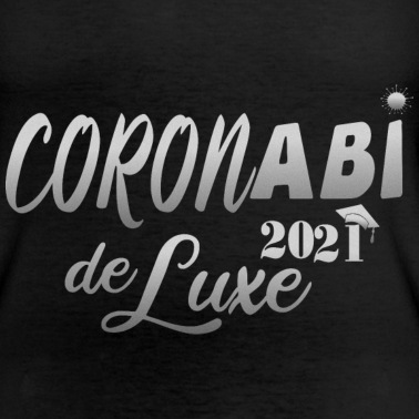 Klassenfahrt T-Shirt - CoronAbi Abitur 2021 de Luxe in silber Corona Abi
