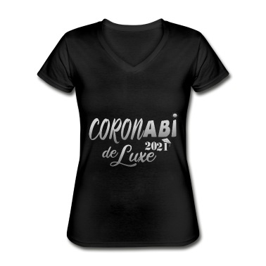 Klassenfahrt T-Shirt - CoronAbi Abitur 2021 de Luxe in silber Corona Abi