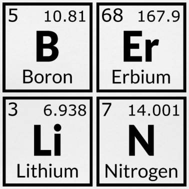 Klassenfahrt T-Shirt - Chemie Shirt Berlin Periodensystem der Elemente