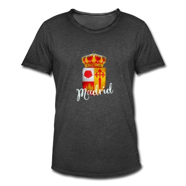 Klassenfahrt T-Shirt - Spanien Madrid Wappen Urlaub Tourist Erinnerung lo