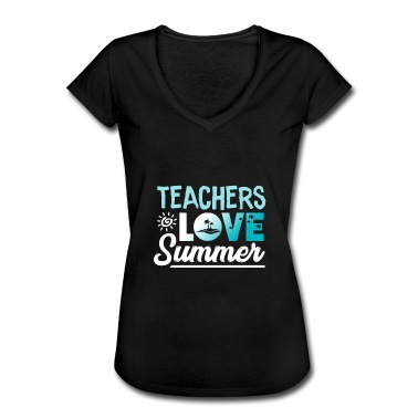 Klassenfahrt T-Shirt - Teachers love Sumer Lehrer lieben Sommer Spruch