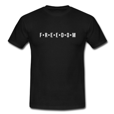 Klassenfahrt T-Shirt - Freedom Freiheit Liebe Frieden Peace Yoga