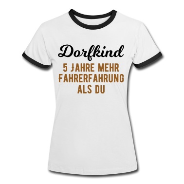 Klassenfahrt T-Shirt - Dorfkind Traktor vintage Spruch Geschenk