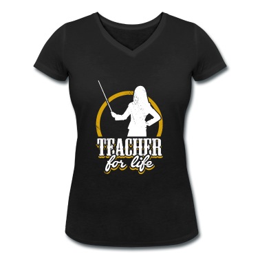 Klassenfahrt T-Shirt - Teacher for Life Lehrer fürs Leben Geschenk