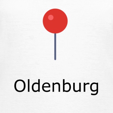 Klassenfahrt T-Shirt - Oldenburg Stecknadel
