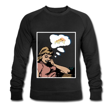 Klassenfahrt Pullover - Pop Art Pizza Blase Feier Party Spass Fun Retro