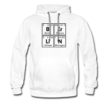 Klassenfahrt Hoodie - Chemie Shirt Berlin Periodensystem der Elemente