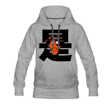 Klassenfahrt Hoodie - Muh Kuh cow chinese boys and girls