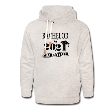 Klassenfahrt Hoodie - BACHELOR OF 2021 QUARANTINED Corona Virus Abitur