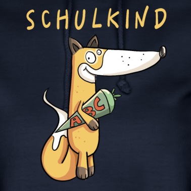 Klassenfahrt Hoodie - Schulkind Schlaufuchs mit Schultüte I Einschulung