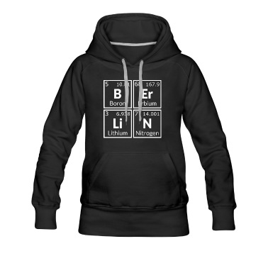 Klassenfahrt Hoodie - Chemie Design Berlin Periodensystem der Elemente