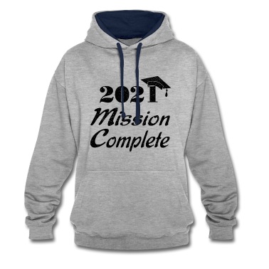 Klassenfahrt Hoodie - Abitur Abschluss Klasse 2021, Mission Complete