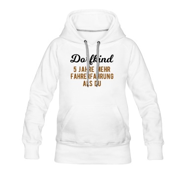 Klassenfahrt Hoodie - Dorfkind Traktor vintage Spruch Geschenk
