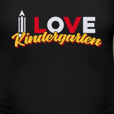 Klassenfahrt T-Shirt - I Love Kindergarten Schule Lehrer Erzieher Geschen