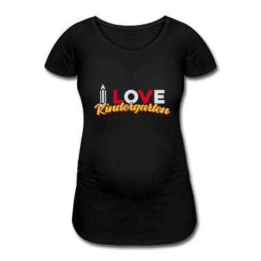 Klassenfahrt T-Shirt - I Love Kindergarten Schule Lehrer Erzieher Geschen