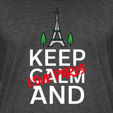 Klassenfahrt T-Shirt - Keep Calm and Love Paris Geschenk