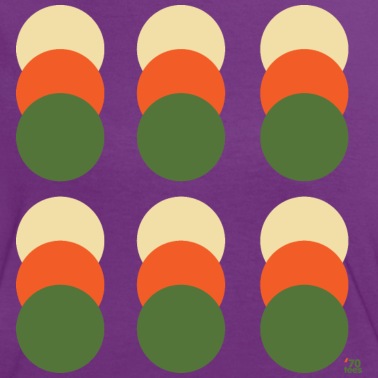 Klassenfahrt T-Shirt - three 70s circles