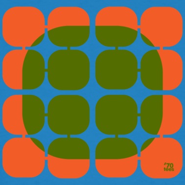 Klassenfahrt T-Shirt - 70s tvs green red