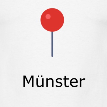 Klassenfahrt T-Shirt - Münster Stecknadel