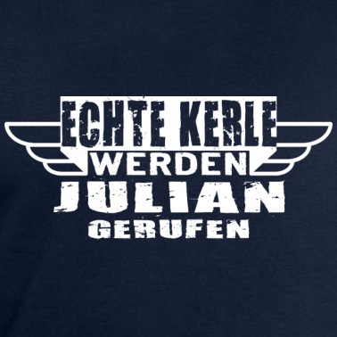 Klassenfahrt Pullover - Echte Kerle werden Julian gerufen