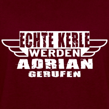 Klassenfahrt Pullover - Echte Kerle werden Adrian gerufen