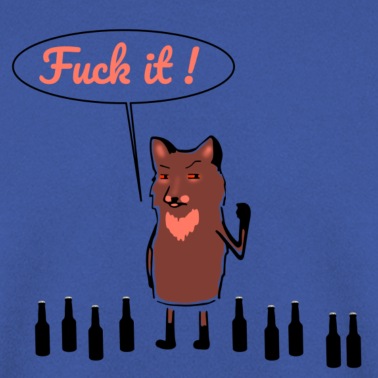 Klassenfahrt Pullover - Fluchender Fuchs mit Bier