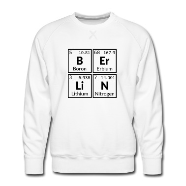 Klassenfahrt Pullover - Chemie Shirt Berlin Periodensystem der Elemente