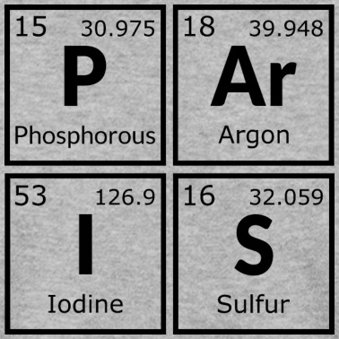 Klassenfahrt Pullover - Chemie Design Paris Periodensystem der Elemente