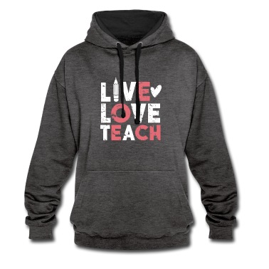 Klassenfahrt Hoodie - Live Love Teach Lehrer Geschenk Spruch Idee