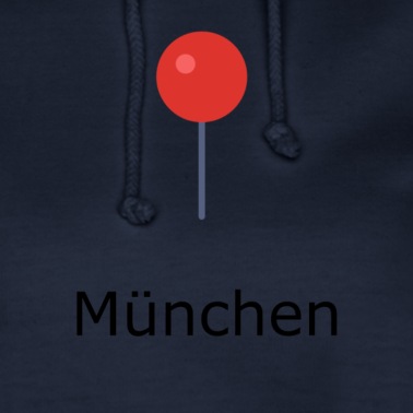 Klassenfahrt Hoodie - München Stecknadel