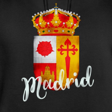 Klassenfahrt Hoodie - Spanien Madrid Wappen Urlaub Tourist Erinnerung lo