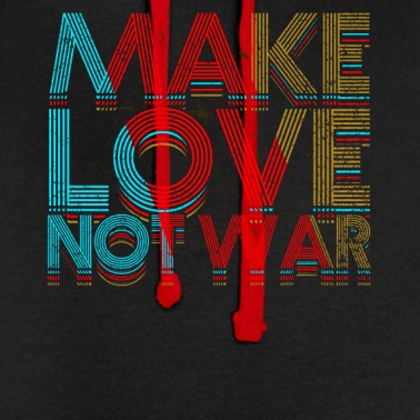 Klassenfahrt Hoodie - Liebe statt Krieg Geburtstag Feier Party Spass