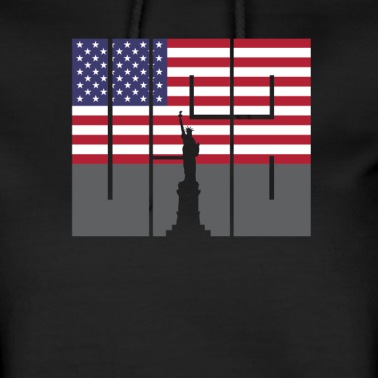 Klassenfahrt Hoodie - usa freiheitsstatue Flagge Urlaub Reise Erinnerung