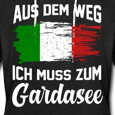 Klassenfahrt Hoodie - Gardasee Italienische Flagge Geschenk