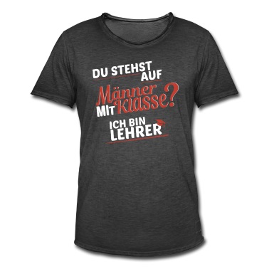 Klassenfahrt T-Shirt - Lieblings Lehrer ist Mann mit Klasse Abi Geschenk